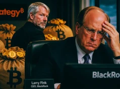 Michael Saylor odjeżdża BlackRock. Dystans stale rośnie