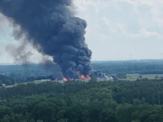 Płonie fabryka aerozoli na Pomorzu