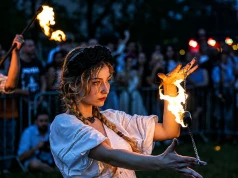 Kraków w blasku ognia. Widowiskowy występ grupy Prometeo nad Wisłą