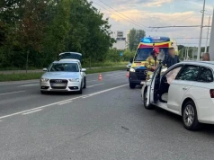 Zderzenie Audi ze Skodą w Lublinie. Na miejscu są służby ratunkowe