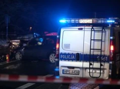 Uwaga kierowcy! Wieczorna kolizja na Moście Tolerancji w Głogowie, droga jest zablokowana