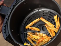 Wlej to do air fryera! Czysty w kilka sekund bez szorowania