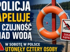 Policja apeluje o czujność nad wodą – w sobotę w Polsce utonęły cztery osoby