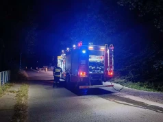 Pożar budynku w gminie Mszana Dolna. Drzewa na drogach Sądecczyzny