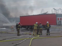 Pożar fabryki aerozoli w Charnowie koło Ustki opanowany