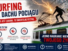 Chwila na dachu pociągu dla lajków. SOK ostrzega: „Jeden z incydentów mógł skończyć się tragicznie”