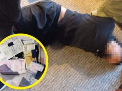 Kolumbijczyk z bronią w ręku napadł na kantor w Łodzi. Policja zatrzymała go w Piotrkowie