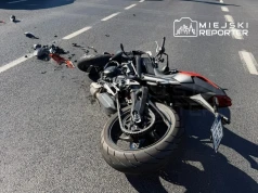Motocyklista ranny po zderzeniu z BMW na Puławskiej
