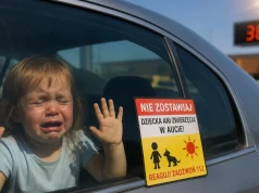 Przed nami gorące dni. Nie zostawiaj dzieci ani zwierząt w samochodzie