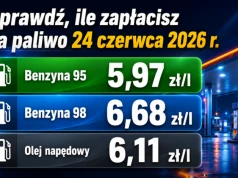 Sprawdź, ile zapłacisz za paliwo 24 czerwca 2026 r. !
