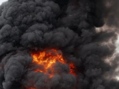 Pożar w jednym z najwyższych biurowców Hiszpanii. Ewakuowano setki pracowników