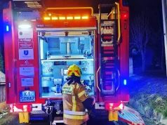 Akcja ratunkowa w powiecie limanowskim. Spłonęła stodoła i poddasze domu