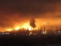 To zaboli Putina najbardziej! Płonie strategiczny zakład Gazpromu (WIDEO)