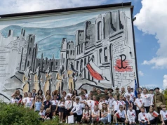 W Łojkach odsłonięto mural poświęcony kobietom Powstania Warszawskiego