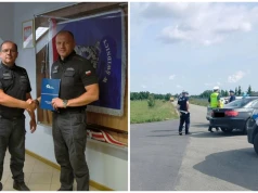 Zatrzymał pijanego kierowcę. Funkcjonariusz Aresztu Śledczego nagrodzony