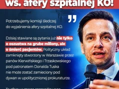 Konfederacja żąda KOMISJI ŚLEDCZEJ ws. afery szpitalnej KO!
