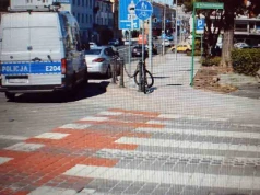 Zielona Góra. Wypadek, potrącenie rowerzysty
