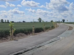 1,2 km nowej trasy rowerowej połączyło Wilczyn z Kleczewem