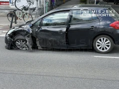 Uciekli pieszo będąc poszkodowanymi w zdarzeniu. Nietypowy wypadek na Puławskiej