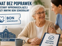 Senat bez poprawek do ustawy wprowadzającej między innymi bon senioralny