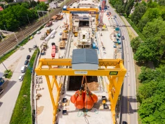 Próba obciążeniowa na budowie tunelu pod Łodzią. Ogromne balony z wodą!