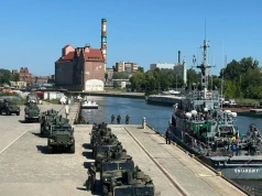 Szturm na teren portu. Ćwiczenia wojskowe w Elblągu