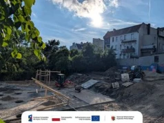 Chełmża remontuje ulicę Łazienną. Amfiteatr przeszedł metamorfozę, powstanie też nowoczesny plac zabaw