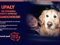 W upalne dni nie zostawiaj dzieci i zwierząt w samochodzie. Wysoka temperatura może je zabić!