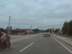 Polacy w Chorwacji nagrali tragiczny wypadek motocyklisty. Tak skończyło się wyprzedzanie kolumny aut