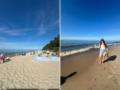 Odwiedziłam dwie plaże nad morzem w jeden dzień. Natychmiast dostrzegłam różnicę