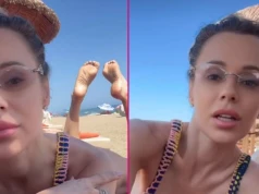 Doda pręży się na plaży i chwali sukcesem. Mało zostawiła wyobraźni