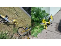 Co dzieje się z rowerami miejskimi w Toruniu? Jednoślady znaleziono bez przednich kół