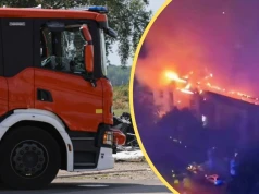 Pożar bloku w Świnoujściu. W akcji kilkanaście zastępów strażaków
