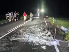 Spłonął wypasiony Mercedes. Na miejscu pojawiły się inne supersamochody (ZDJĘCIA)