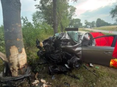 Śmiertelny wypadek na łuku drogi. Fiat uderzył w drzewo. Nie żyje kierująca