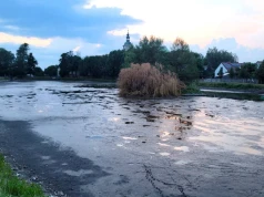 Ten staw to jeden z symboli miejscowości. Już nie ma w nim wody