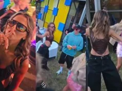 Anna Lewandowska już nie lamentuje nad swoim losem: zamiast tego szaleje na Open'erze z Robertem, wystrojona w KUSY TOP (ZDJĘCIA)