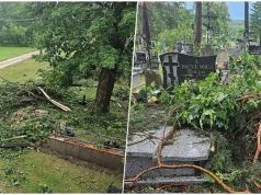 Nawałnica zniszczyła cmentarz w Mostowlanach. Parafia apeluje o pomoc