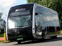 Elektryczny „tramwaj na kołach” wyjechał na ulice Rzeszowa. MPK testuje nowoczesny autobus Irizar ieTram 12