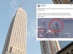 Wspięli się na szczyt Empire State Building. Usłyszeli kilka zarzutów