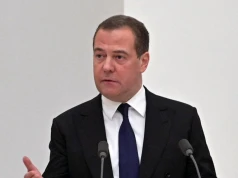 "Kraj trafił na listę celów nuklearnych". Miedwiediew grozi członkowi NATO