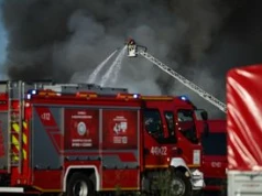 Pali się masowiec. Pożar na statku w Gdańsku