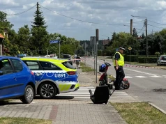 Niepełnosprawny zderzył się z osobówką
