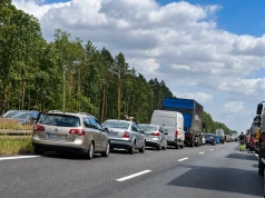 Karambol na S10 pod Szczecinem. Korki tworzą się już od Szosy Stargardzkiej