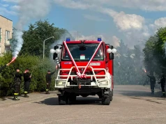 Terenowy Midlum trafił do OSP Wisznice. Wcześniej jeździł w PSP