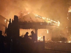 Nocny pożar w gminie Kobylanka