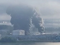 Ukraińskie drony podpaliły naftoport w Petersburgu