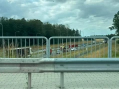 Wypadek na S19 w Lasach. Zablokowana droga w kierunku Lublina