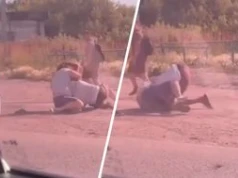 Kuriozalne sceny w Rosji. Mężczyźni pobili się w kolejce po paliwo