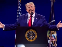 Przemówienie Trumpa w cieniu ewakuacji. "Polecono schronienie się"